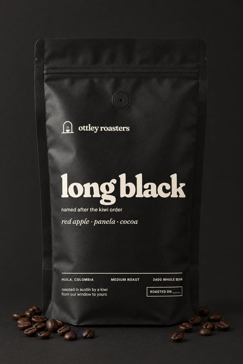 Long Black bag, front