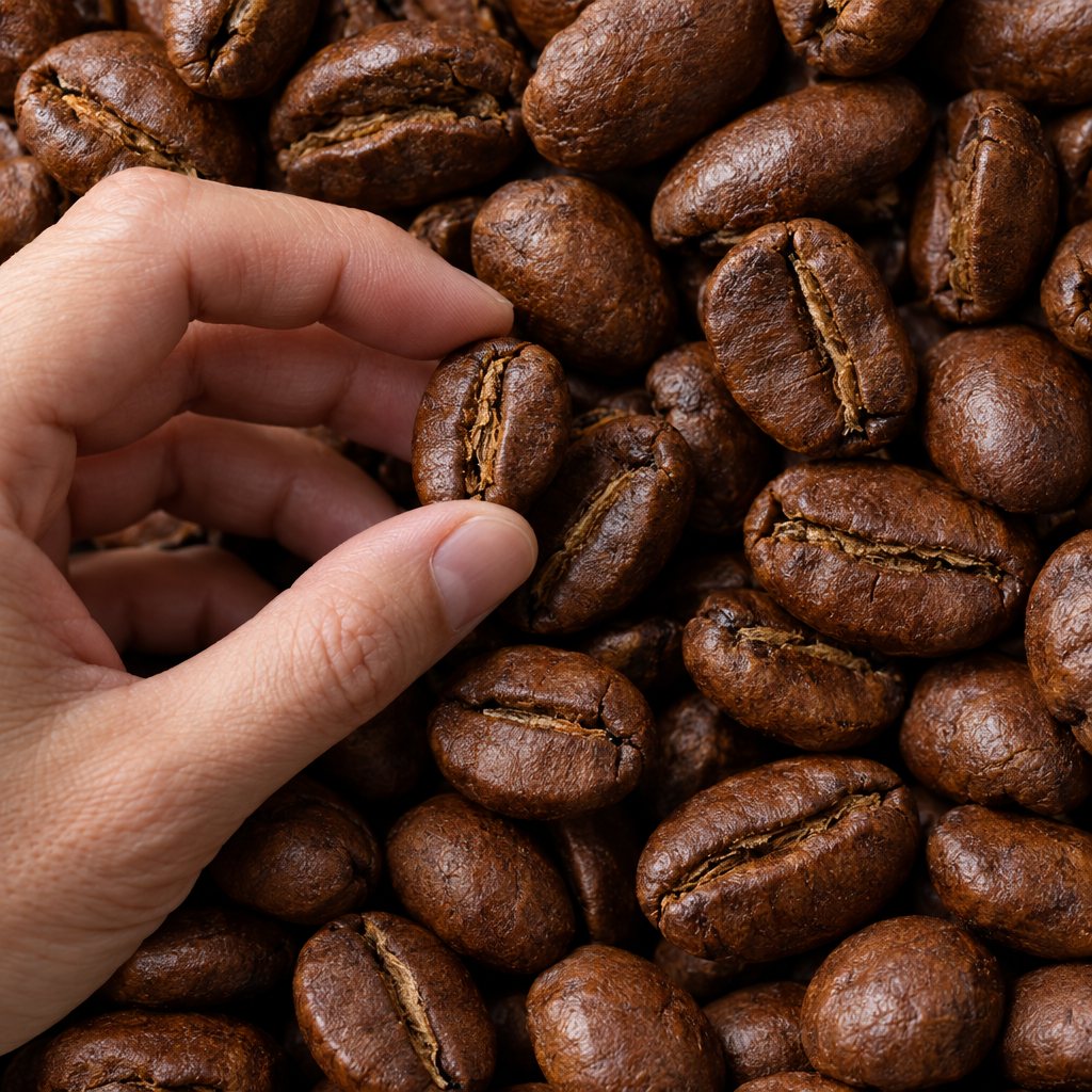 Long Black beans, medium roast