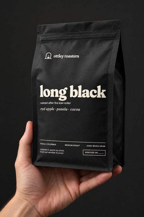 Long Black Colombia Huila, black 340g bag