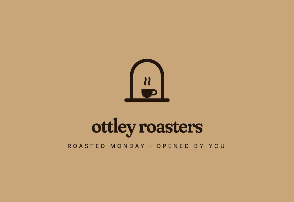 Ottley Roasters mailer box lid