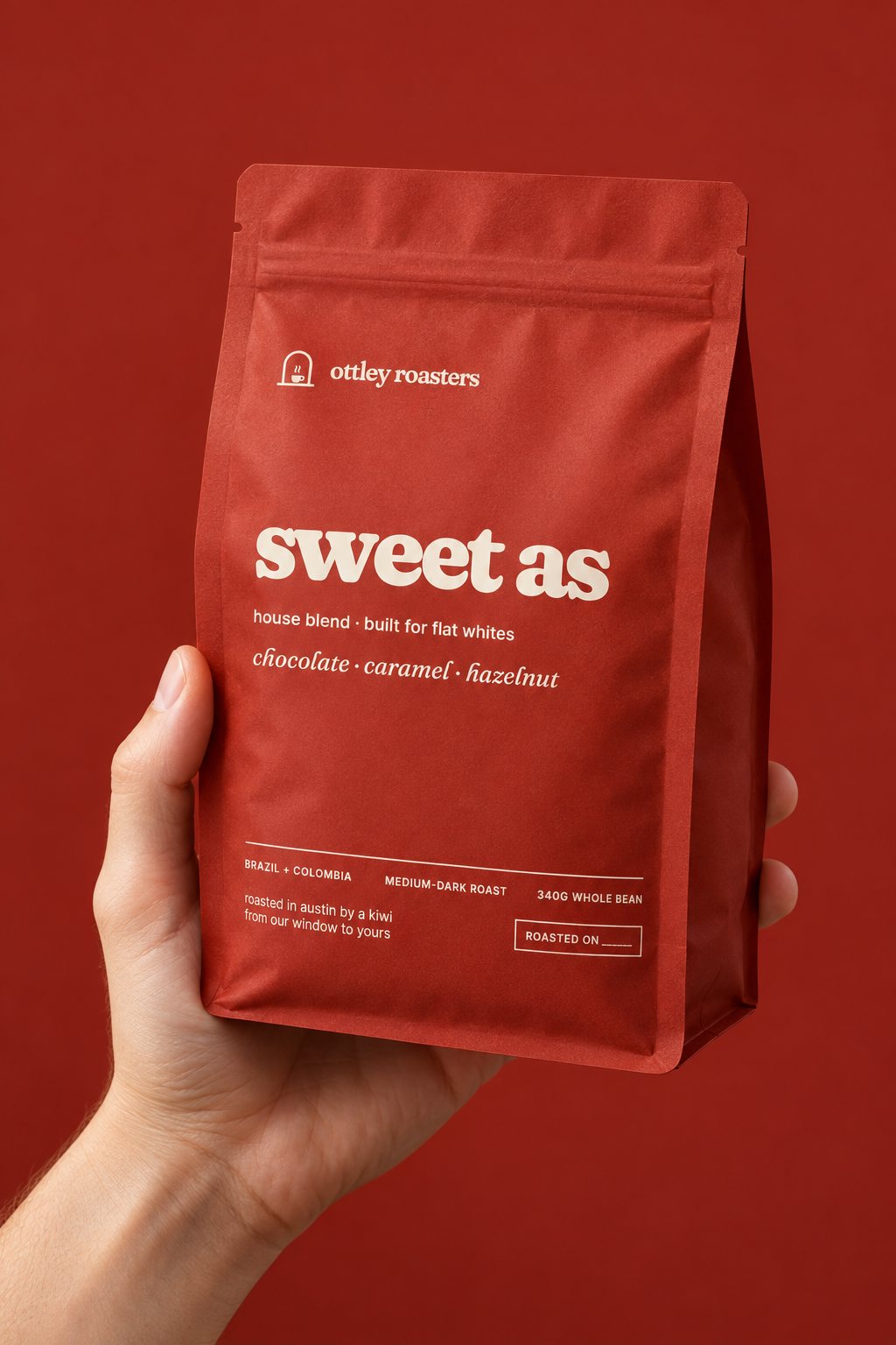 Sweet As house blend, red 340g bag