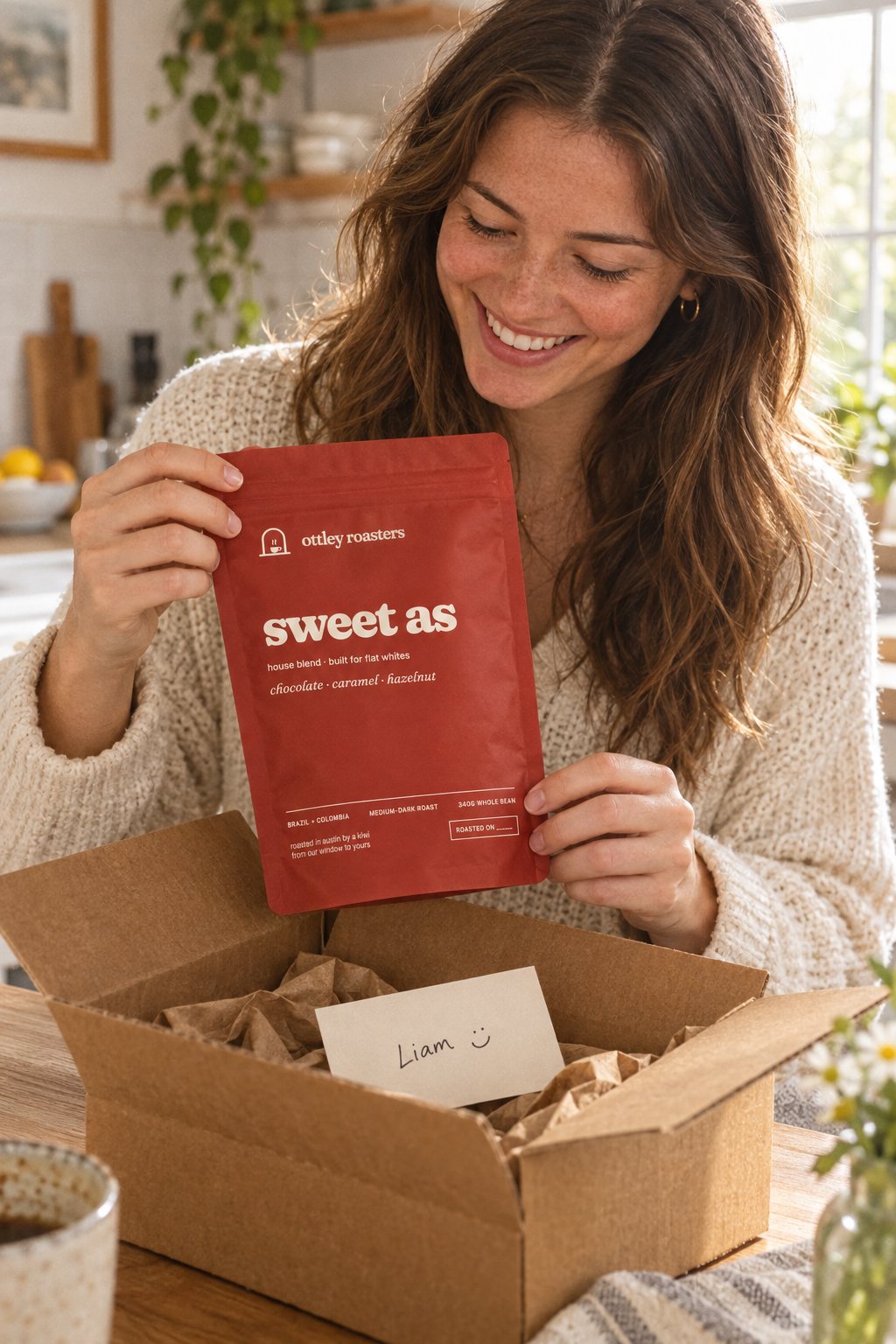 Opening an Ottley Roasters mailer